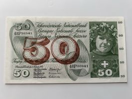Banknote Schweiz 1974, 50 Franken