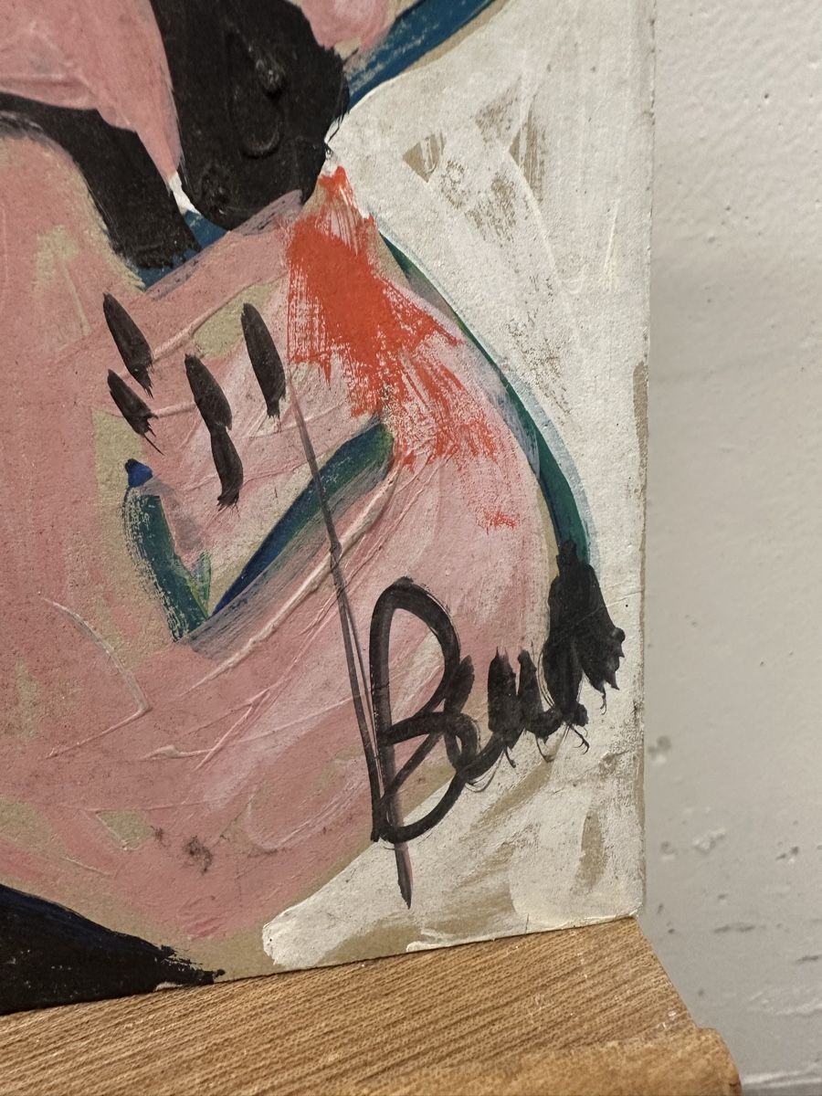 Dipinti: Ludy Bauer Gemälde Art Brut Kunst – Usato da Ebikon venduto da Gaenggeliwaar 3