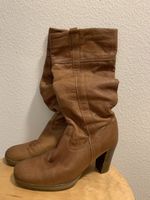 Brauner Lederstiefel