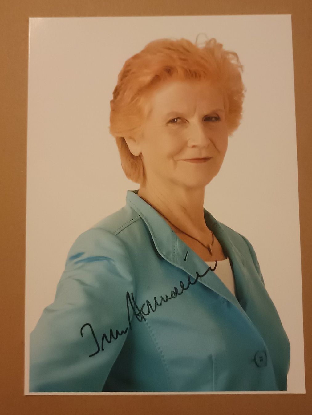 Autografi: Irm Hermann - handsignierte Autogrammkarte – Usato da Menziken venduto da Artographs