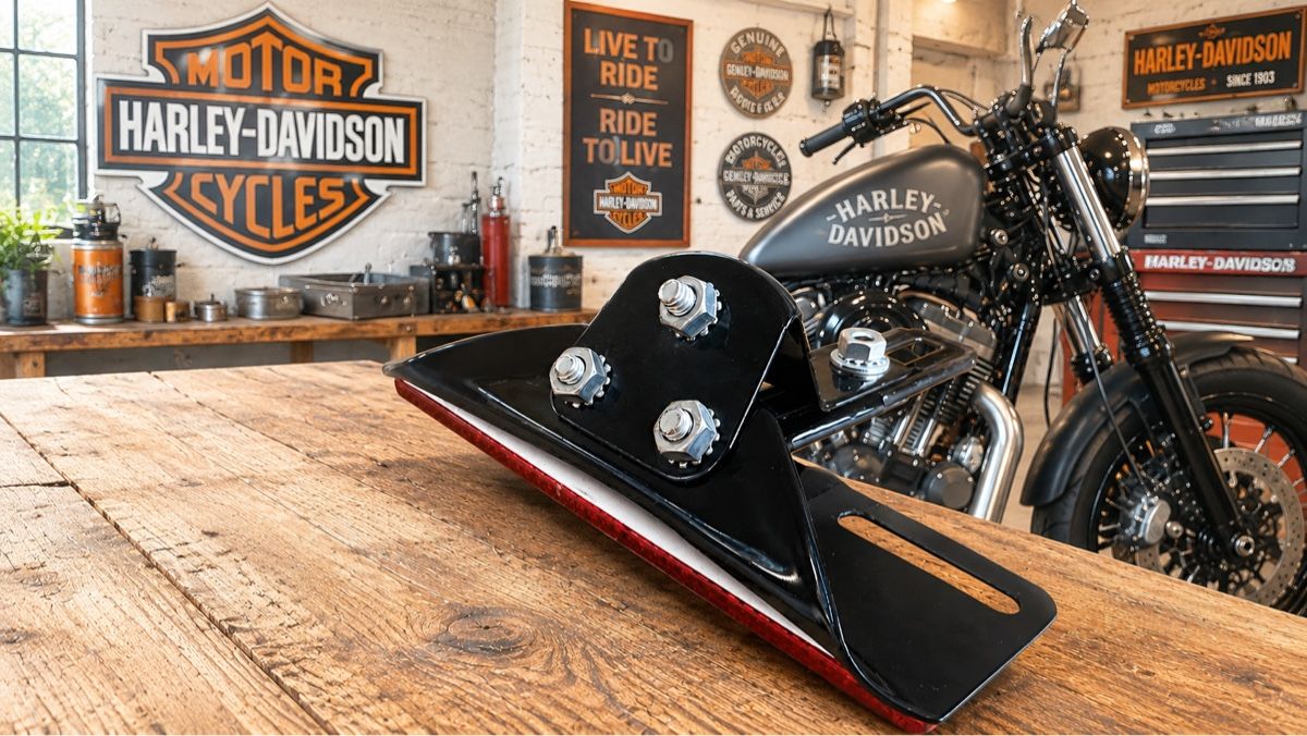Harley-Davidson Tutti i ricambio per moto: Kennzeichen Halterung Harley Davidson – Usato da Köniz venduto da George9911 1