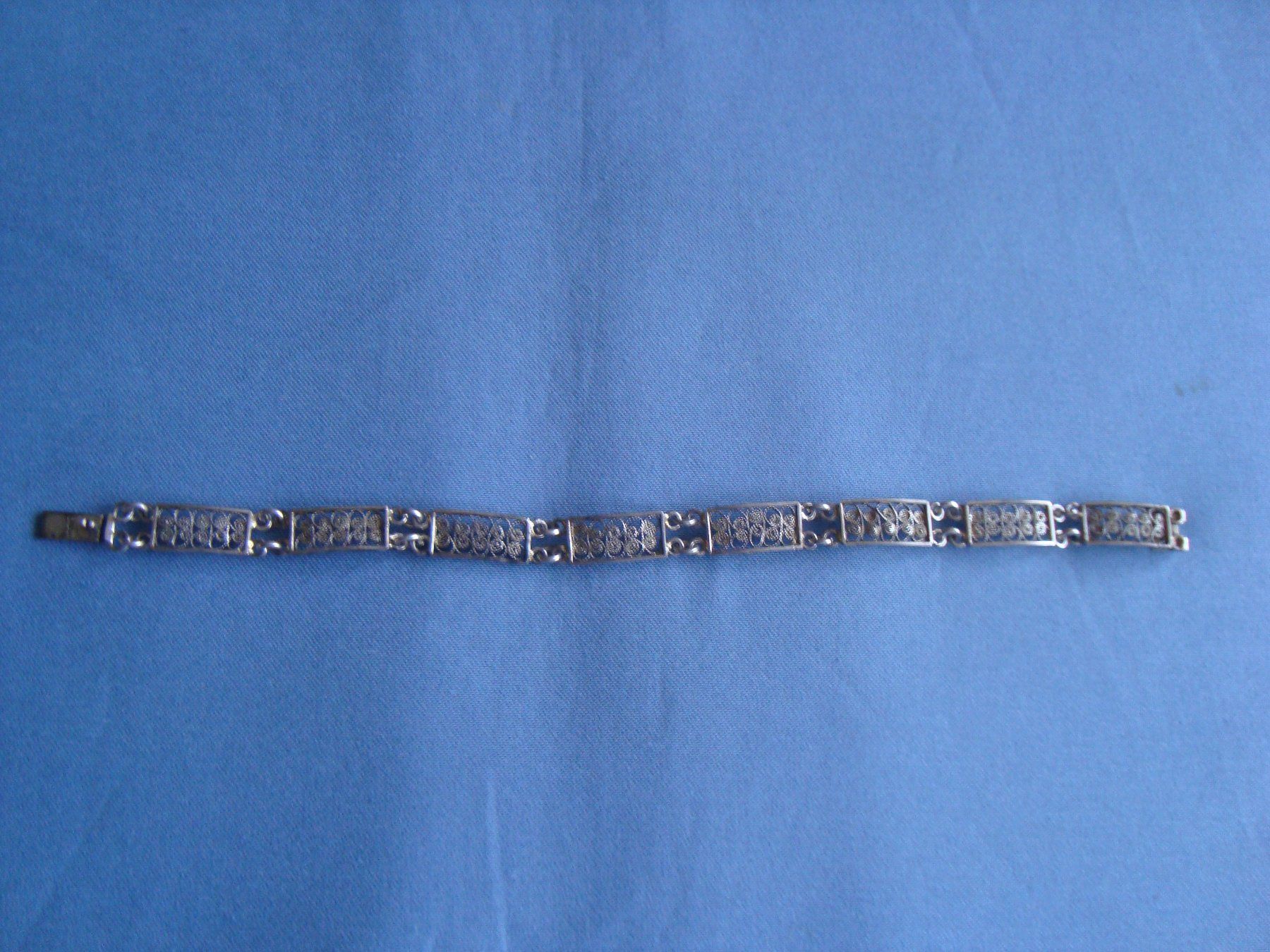 Bracciali & Braccialetti: Filigranes Armband Silber 800 / 18 cm – Usato da Pfungen venduto da jungstein 1