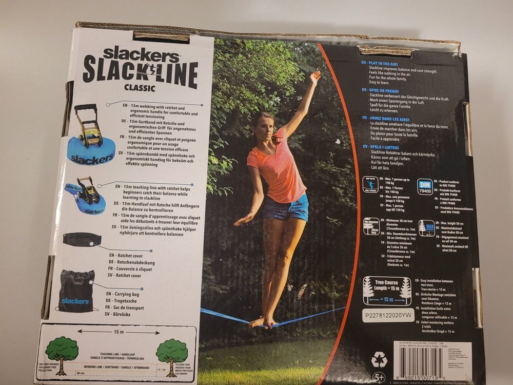Slackline Slackers Classic | Kaufen auf Ricardo