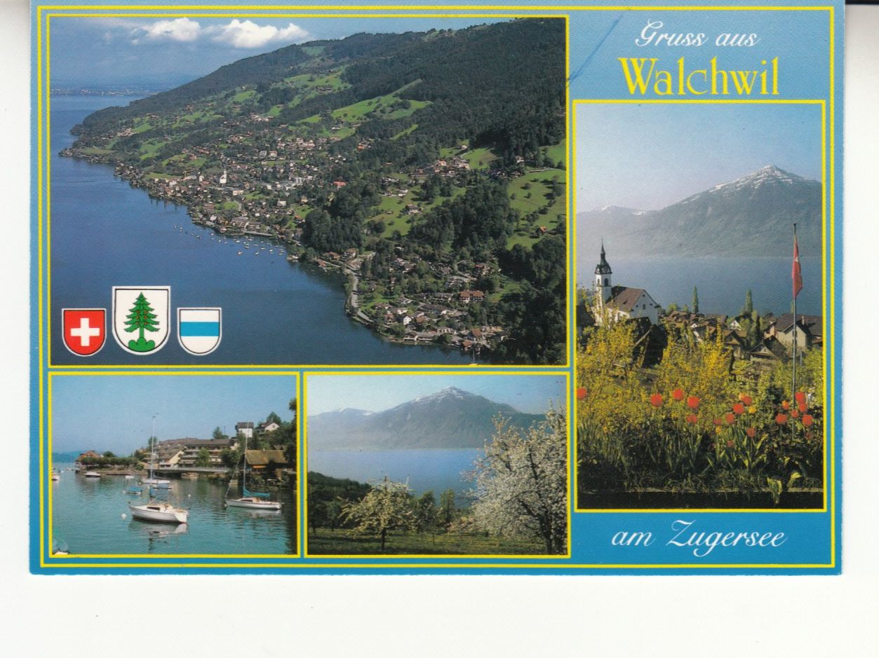 Cartoline postali: Walchwil ca. 1990 – Usato da Bürglen TG venduto da StampGraf