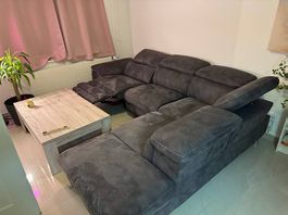 Ecksofa mit elektrische Relax Funktion