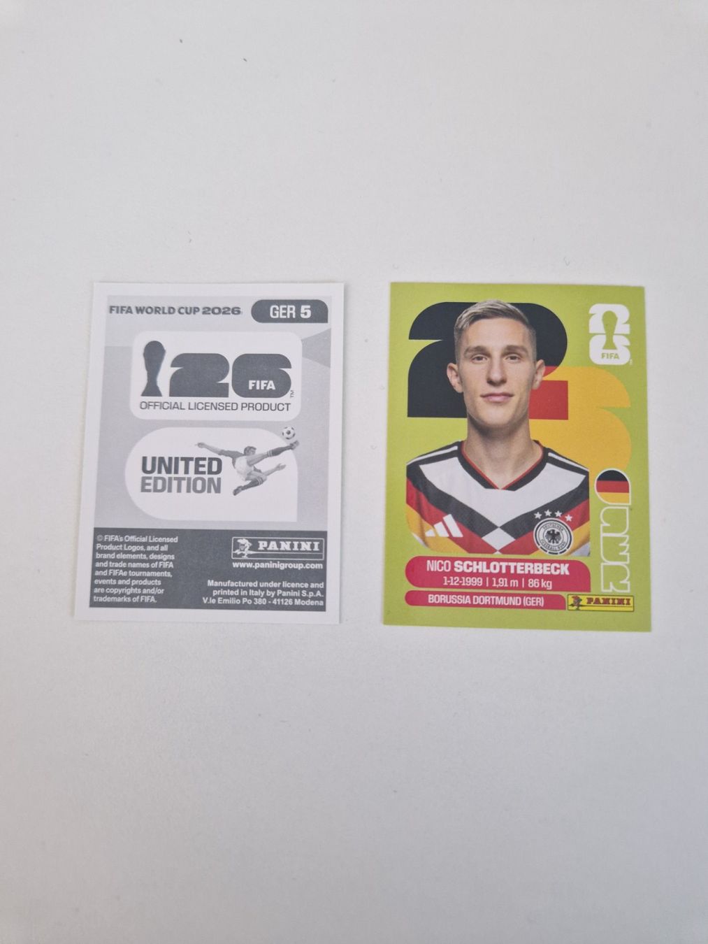 Panini Cartes à collectionner: Panini Sticker GER5 – Neuf (Voir description) à Stüsslingen par white_angel86
