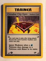 Cinnabar City Gym 1st Gym Challenge (unc.) - MINT - ab 1.-