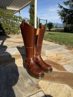 Bottes à plateau Dr. Martens femme taille 38 couleur cognac