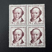 Pro Juventute 1954, 153.2.01, postfrisch, Viererblock