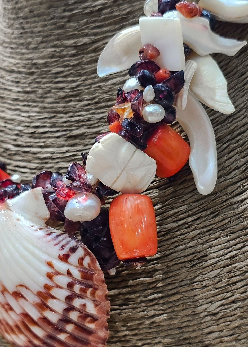 Catenine: Collana artigianale con conchiglie e coralli – Usato da Lugano venduto da R.Riccardo 7