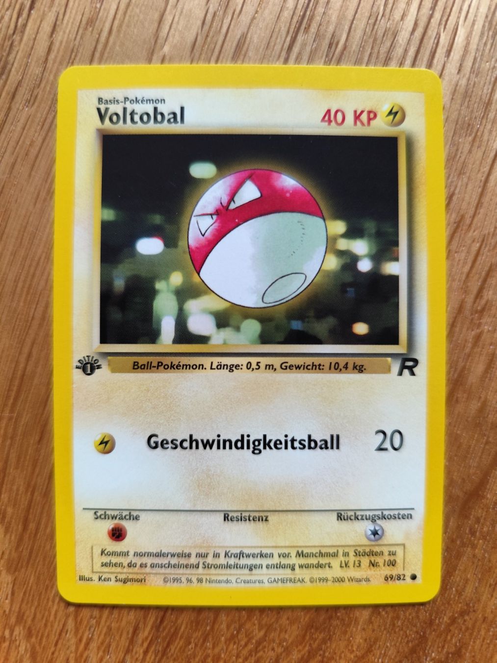 Pokémon Sammelbilder & Trading cards: Pokemon Voltoball 1. First 1St Edition Team Rocket non holo – Neu (gemäss Beschreibung) aus Winterthur von SMOKY062