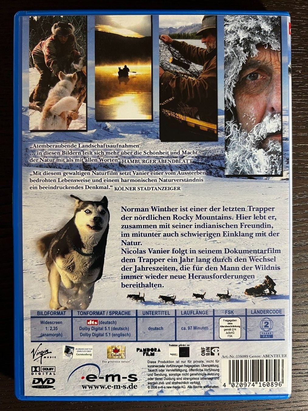 Tous les DVDs: Der Letzte Trapper – D'occasion à Zürich par FilmFreunde 1