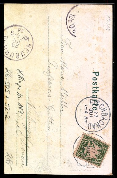 Cartoline postali: Fritz Hass: Killinger Nr. 147, Ost-Wende – Usato da Berlin venduto da bartko-reher 1