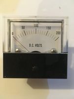 Drehspulinstrument 0-200V DC