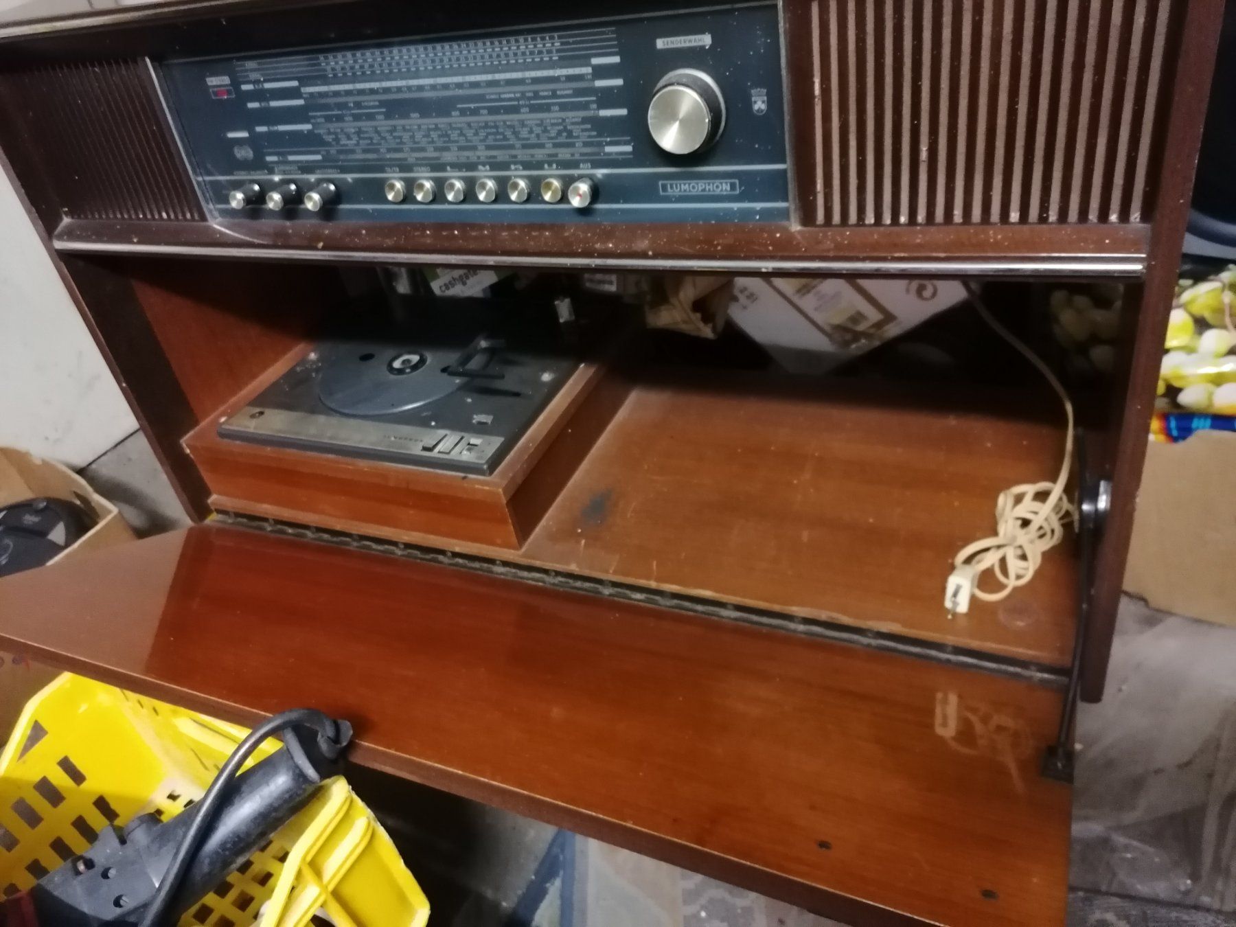 Giradischi: antik LUMOPHON AUTOMATIC 36.Stereo-Konzertschrank intermezzo – Usato da Biel / bienne venduto da Sarouch9 6