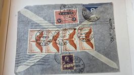 1924 8 Gramm Flugbrief vun Genf nach Sao Paulo Brasilen