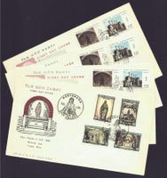 Türkei 4 FDC 1962/67, siehe Bild