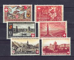 Pro Patria, 1941 - 1943, postfrisch**