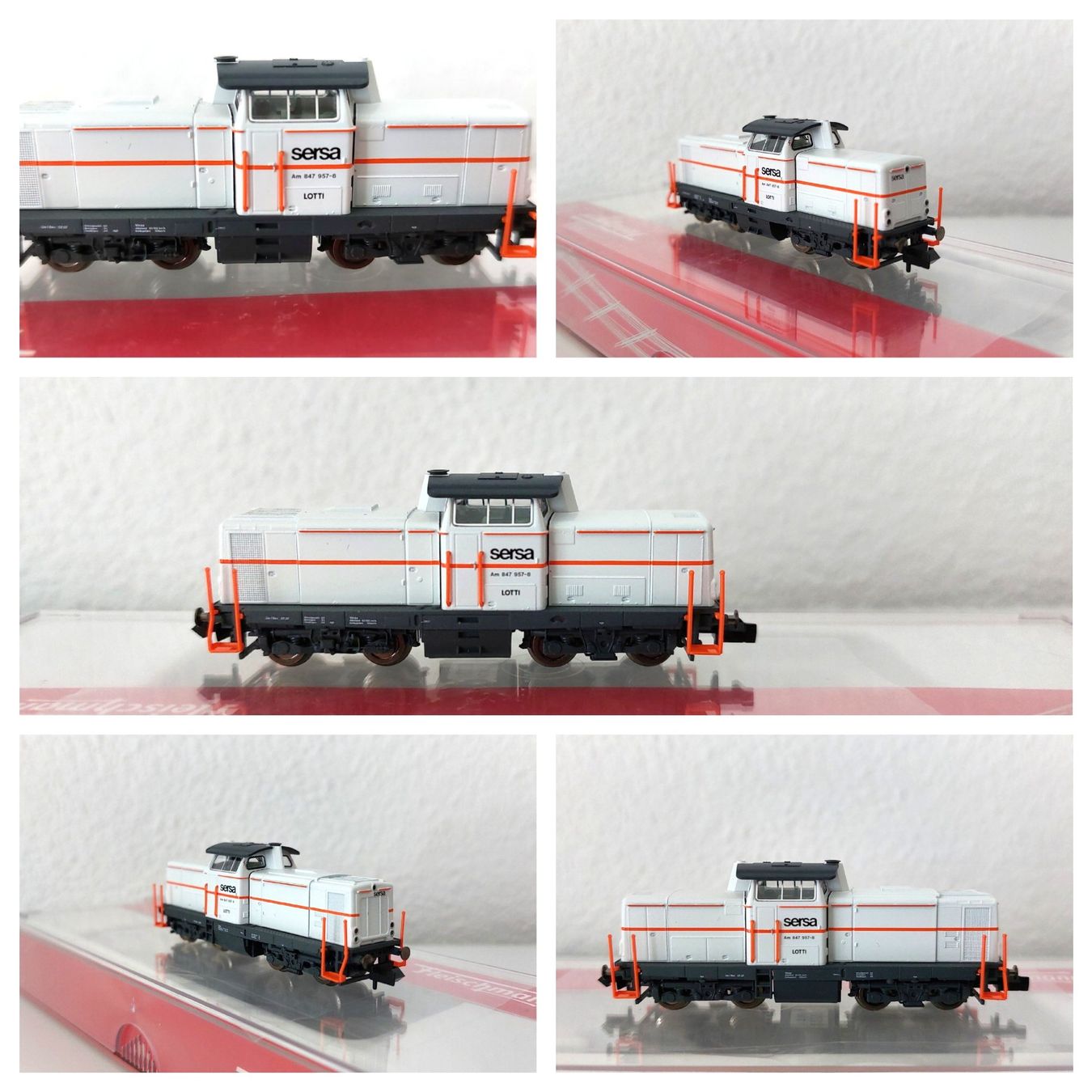 Fleischmann Modellini di ferrovie: Fleischmann Diesellok " SERSA LOTTI " 721212  TOP AKTION – Nuovo e nell'imballaggio originale da Biberist venduto da Ntrains