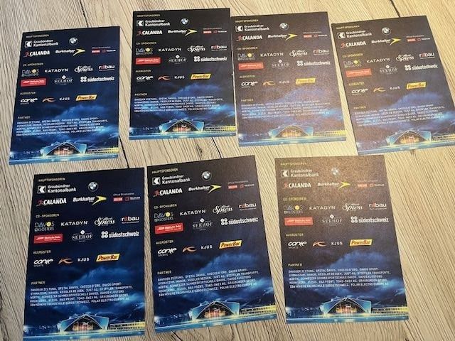 Autografi: 7 Original Signierte Autogrammkarten HC Davos 2016/17 – Usato da Naters venduto da juveman 1