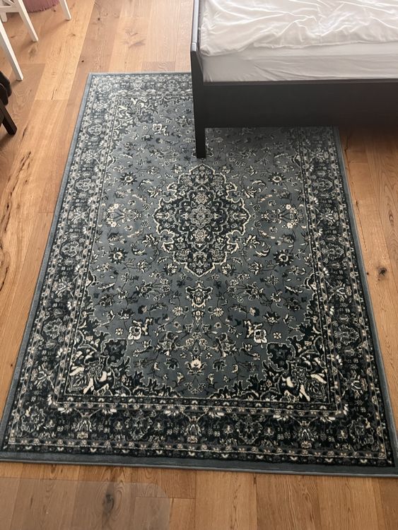 Ikea Persischer Teppich, blau/weiss, 133x195cm (Neu (gemäss Beschreibung)) in Küssnacht am Rigi für CHF 57 – nur Abholung auf Ricardo kaufen