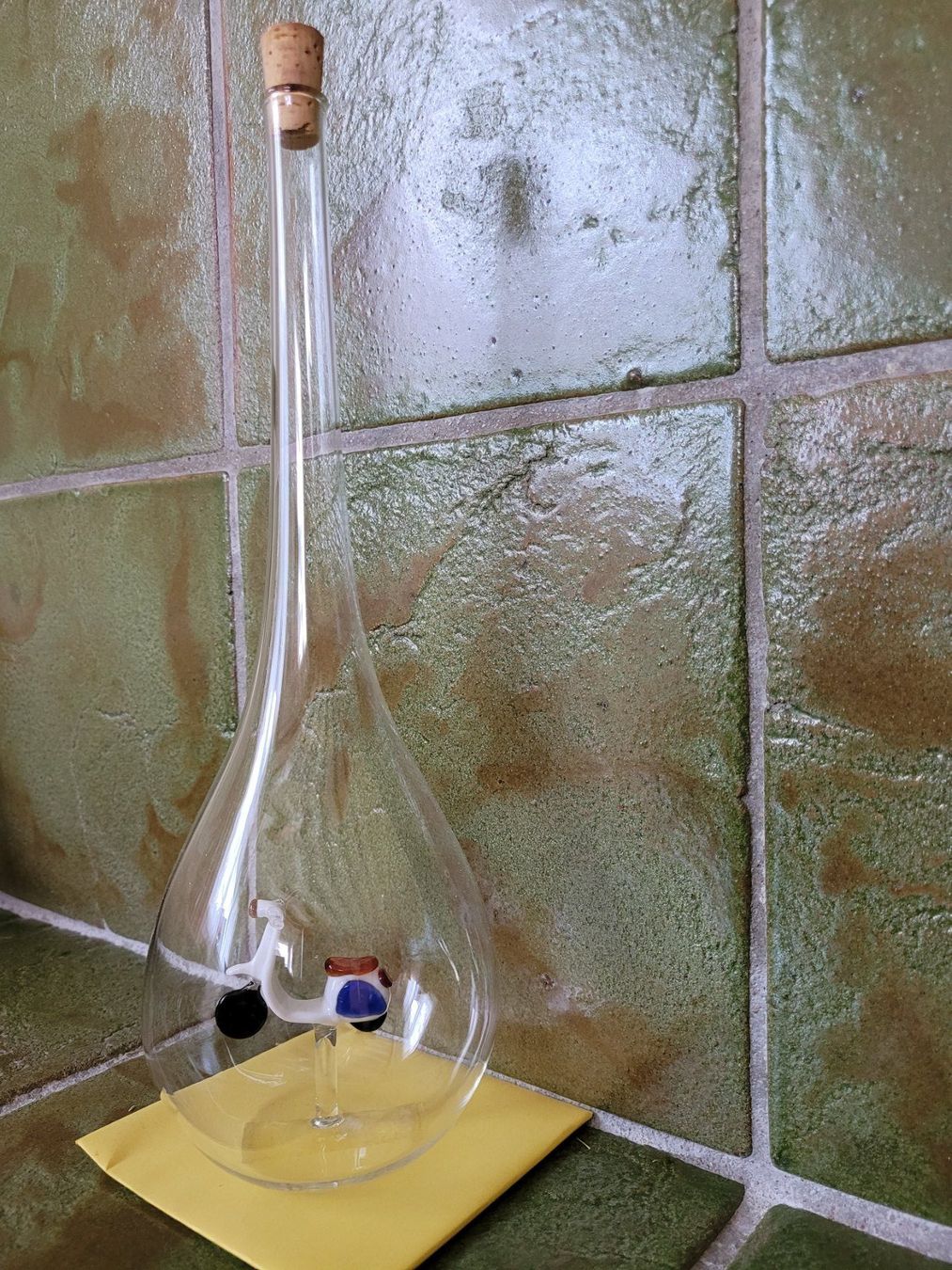 Altro: Mundgeblasene GLAS Schnapsflasche mit Vespa - Roller Objekt – Nuovo e nell'imballaggio originale da Nottwil venduto da echtMOMO 3