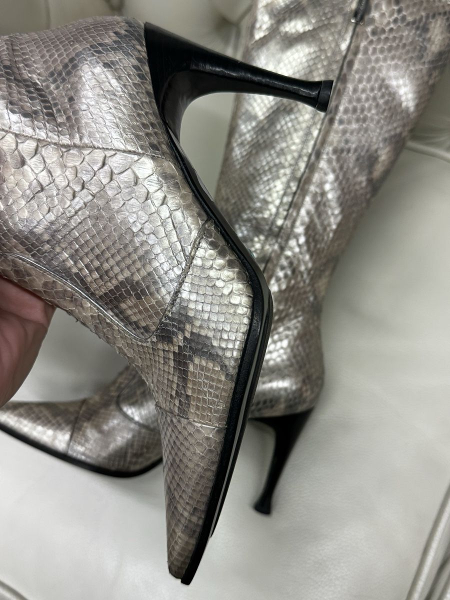 Sergio Rossi Scarpe da donna: Sergio Rossi piton Stiefel NP 1450.- – Nuovo (secondo la descrizione) da Lachen SZ venduto da HelvetiaLuxury 8