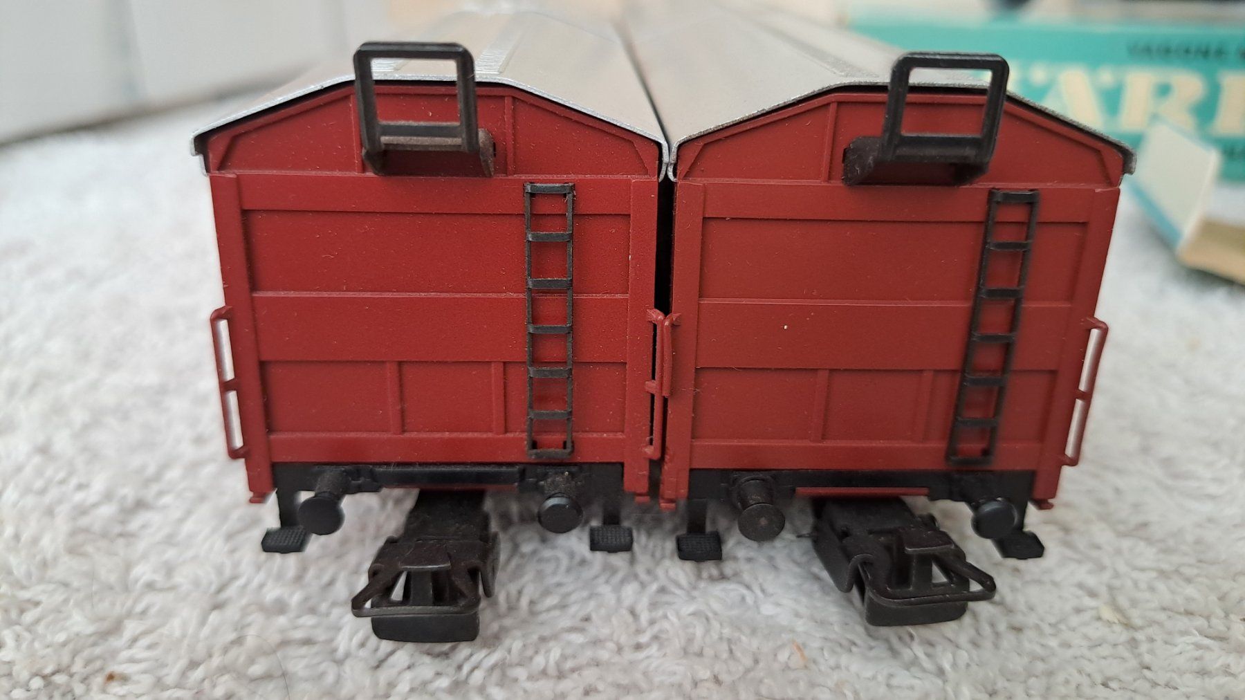 Märklin Modellini di ferrovie: Märklin 4633 4 Güterwagen H0 WS/7 – Usato da Winterthur venduto da Riebeli333 3