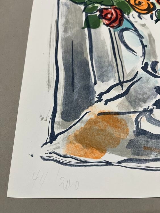 Grafica & Litografie: Joseph Duvanel LITHOGRAPHIE SIGNIERT NUMMERIERT – Usato da Gersau venduto da grafik-kunst 3