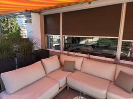Gartenlounge Vaia von edy&liv, hellgrau, top Zustand