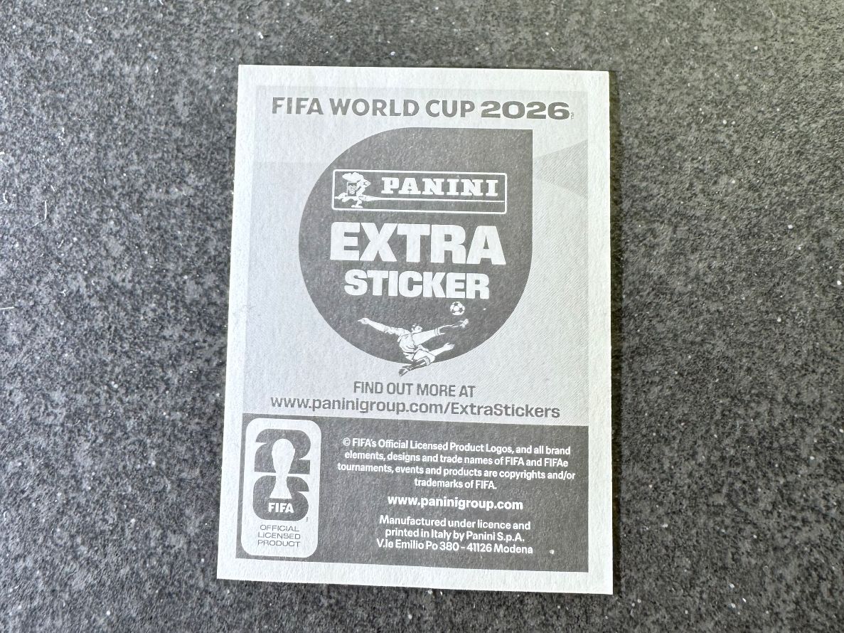 Panini Carte collezionabili: Panini WM 2026 Cristiano Ronaldo Extra Sticker – Nuovo (secondo la descrizione) da Alterswil FR venduto da nic_p5mn 3
