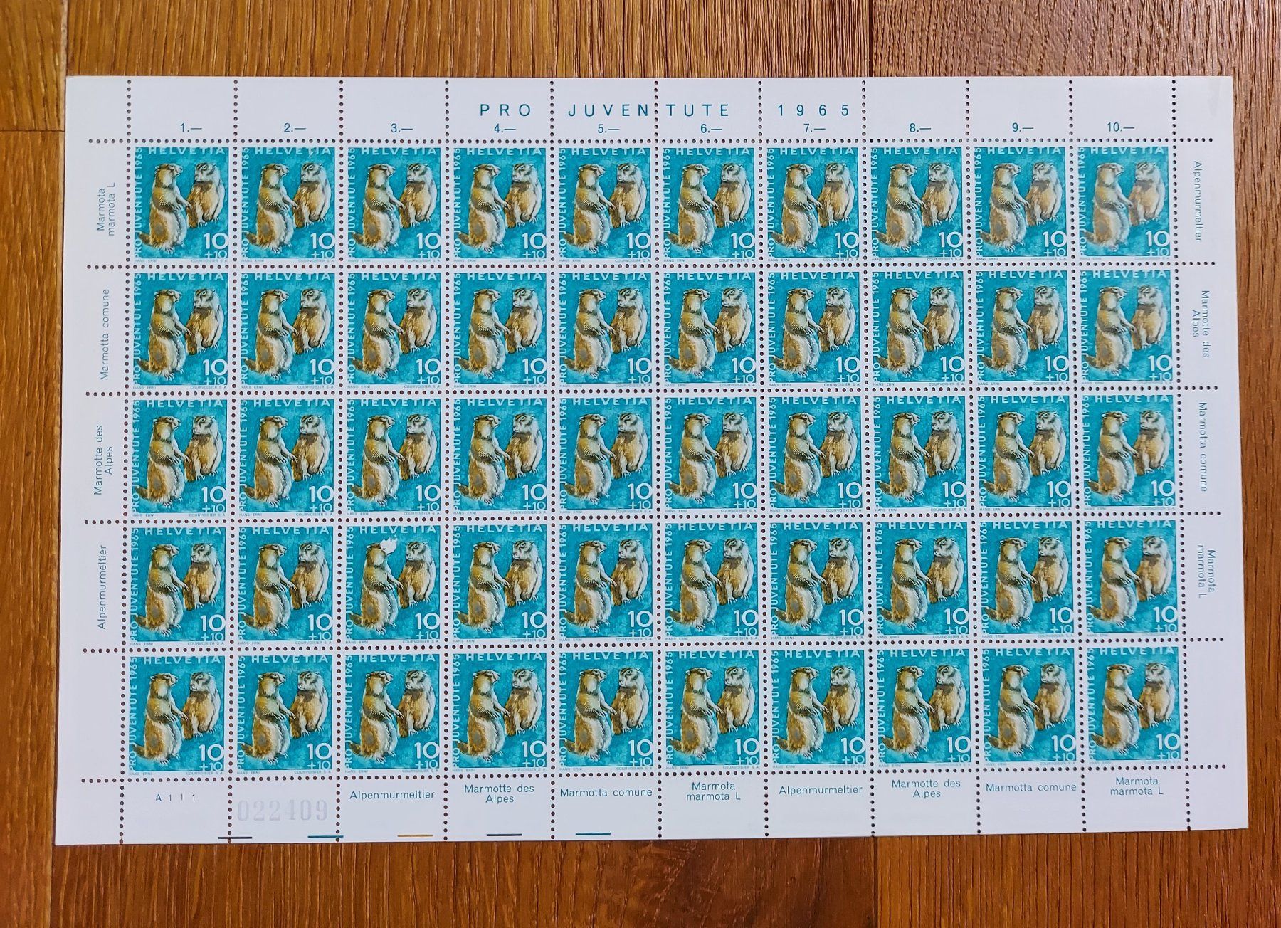Tutti i francobolli: Postfrisch, gültige Schweizer Frankatur, Briefmarkenbogen – Nuovo e nell'imballaggio originale da Heiden venduto da ber_b77f