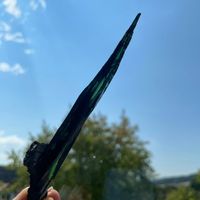 ✲ Vivianit Spitze Rohstein ✲ 18g / 133mm Vivianite