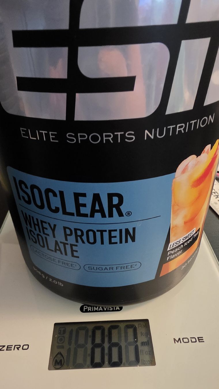 Esn Aliments & Spécialités: ESN Isoclear Less Swet Peach Iced Tea – D'occasion à Muhen par Savana16