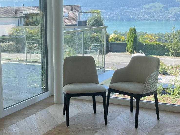 Poliform Sedie: 6 Poliform ikonische Stühle, neuwertig, hellbeige – Usato da Herrliberg venduto da SisiW 1