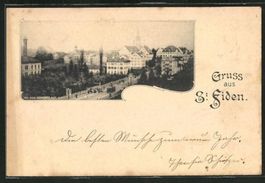 Gruss aus St. Fiden - St. Gallen, gelaufen 1898
