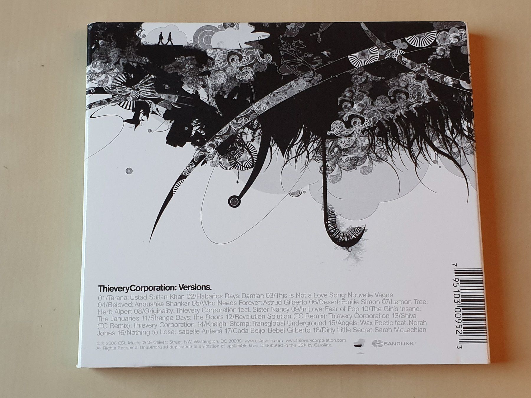 CD: Thievery Corporation Versions – Usato da Stansstad venduto da collectorsshop 1