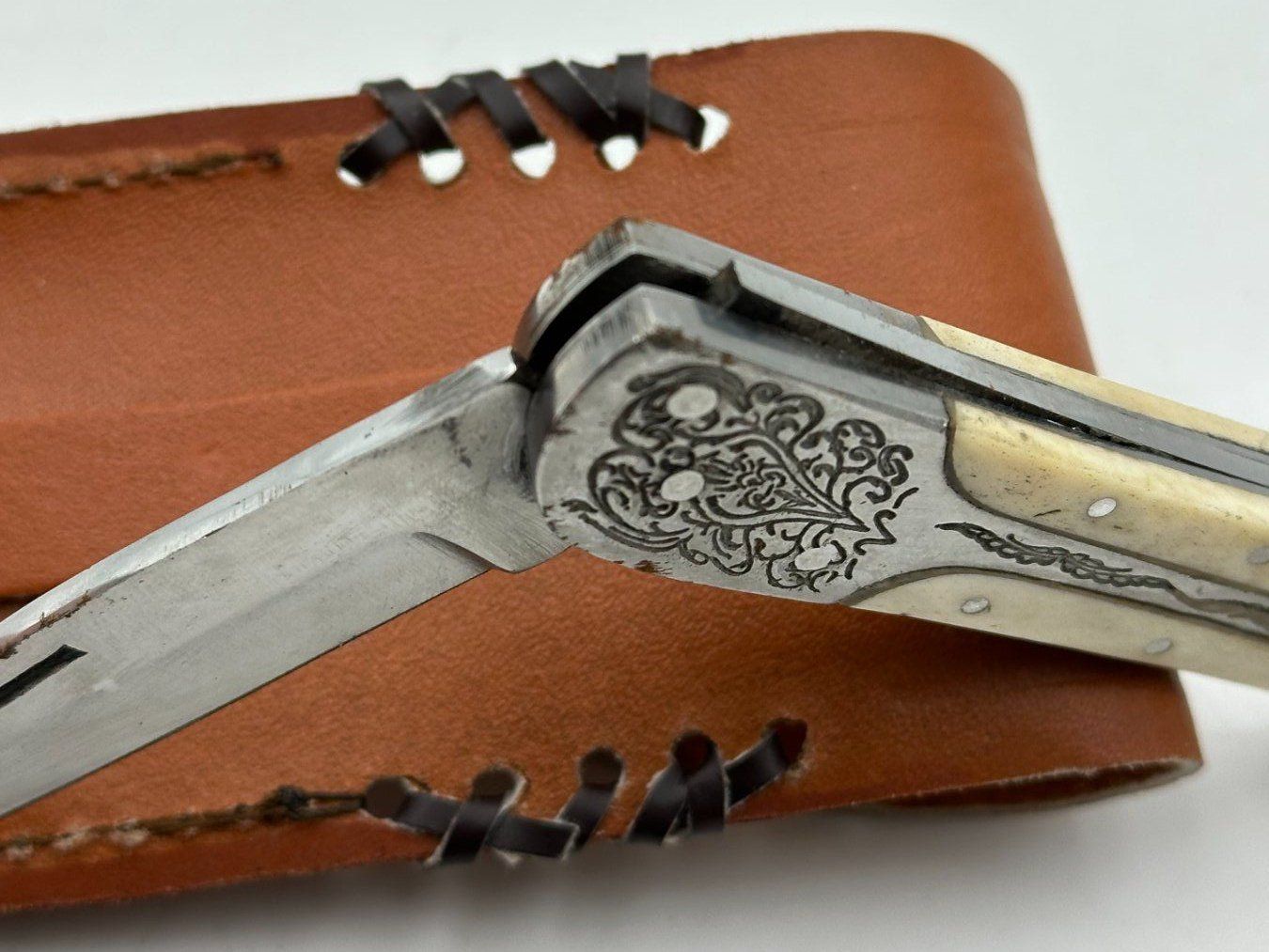 Coltelli tascabile: Klappmesser mit Scheide, Jagdmesser, Taschenmesser – Usato da Luzern venduto da Lager6640 7