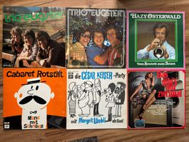 Schallplatten Sammlung 17 Stk. Party Musik Mix guter Zustand