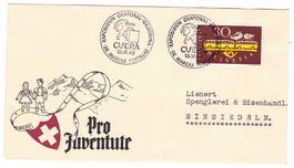 Lettre avec le cachet S313 "CUERA" du 26.XI.49