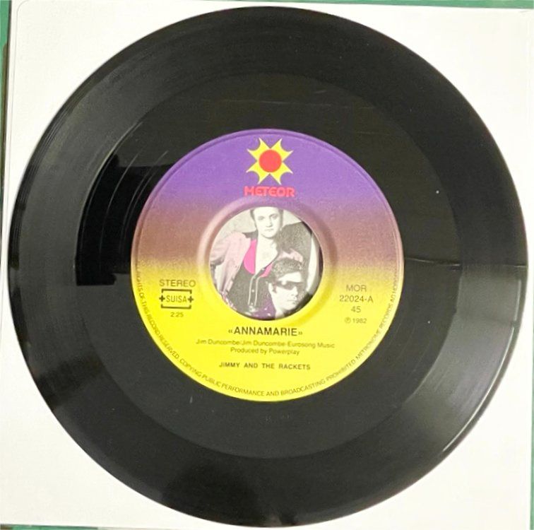 Dischi in vinile: CH-Single: JIMMY and THE RACKETS - Annamarie – Usato da Frenkendorf venduto da Yard-Sale-2000 2