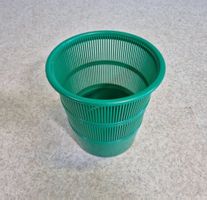 Vintage Papierkorb Waste Basket grün