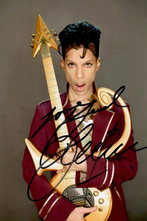 Autografi: PRINCE / TOP AUTOGRAMM / MIT RAHMEN – Usato da Egg b. Zürich venduto da Dbunny 1