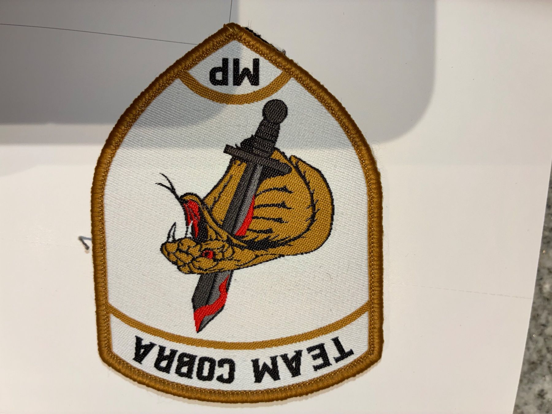 Schweizer Armee Placchette & Badge: Klett  MP Team Cobra – Usato da Oberiberg venduto da stab