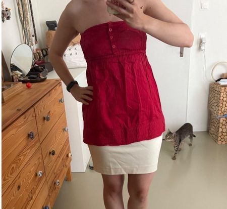 Top bustier Bershka coton S/M | Bustier Top Baumwolle