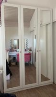 Kleiderschrank mit Spiegel 3 Tueren weiss AB 1 FR