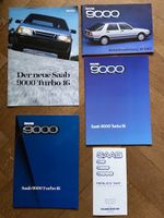 SAAB 9000 Schweiz 1985 Konvolut Prospekt Betriebsanleitung +