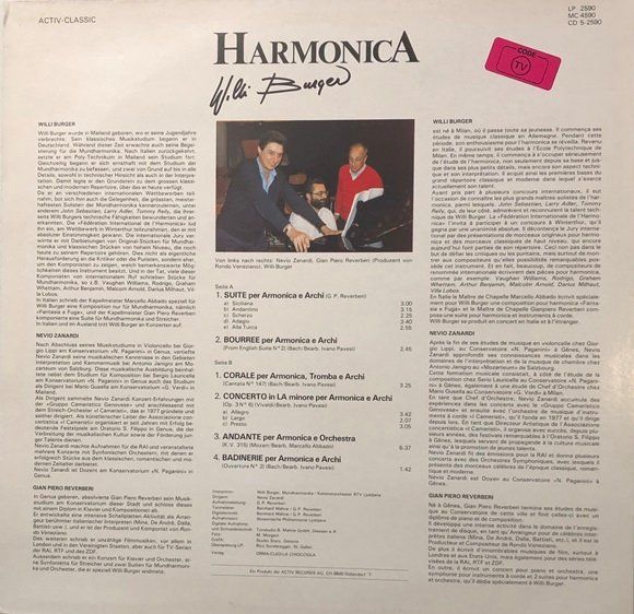Schallplatten: Willi Burger - Harmonica (LP) – Gebraucht aus Grüningen von azulrojo 1