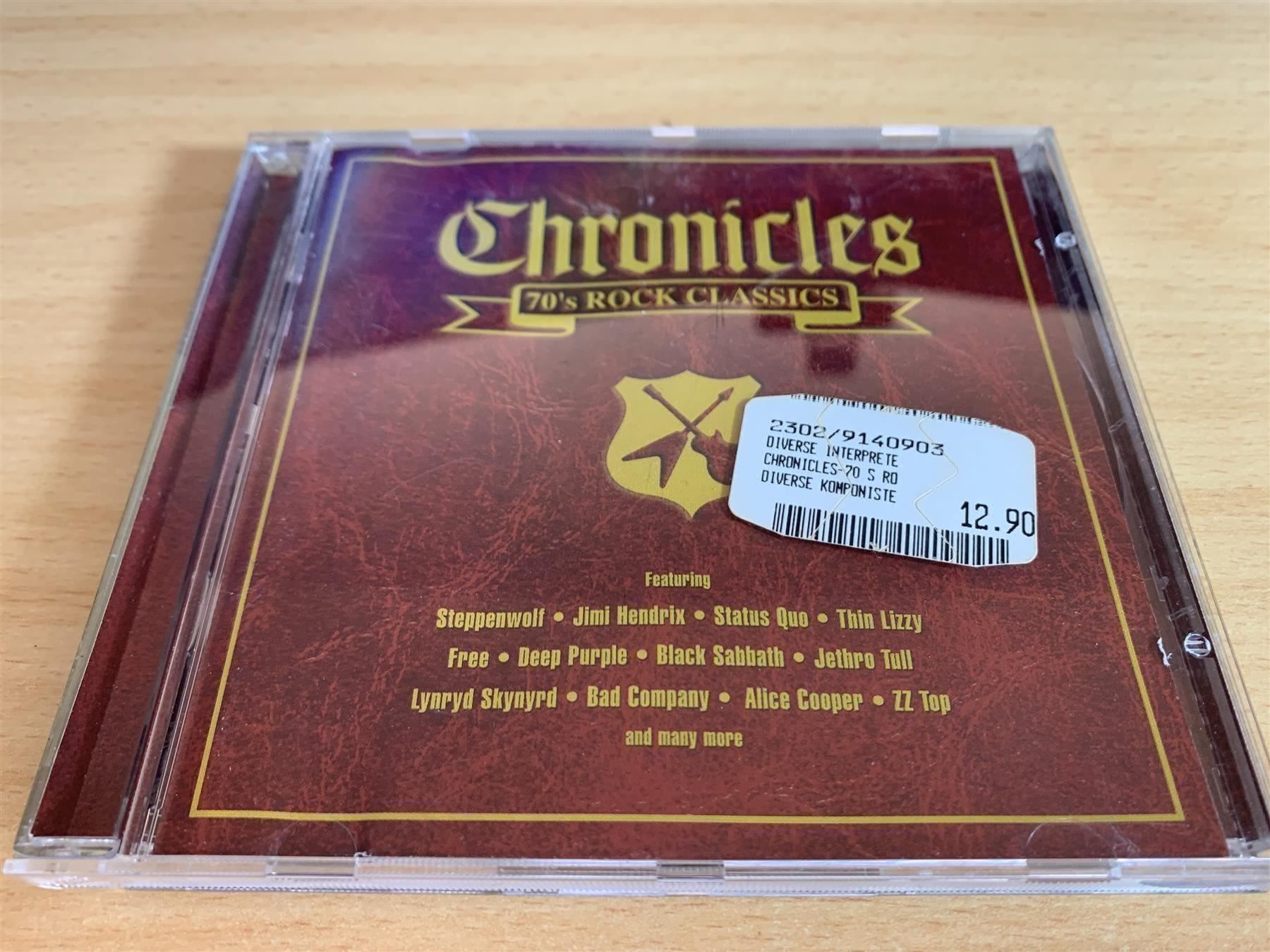 CD: Chronicles - 70's Rock Classics – Usato da Rikon im Tösstal venduto da Alpenmutz
