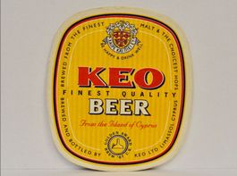 Bierdeckel KEO FINEST QUALITY BEER Bier Untersetzer Vintage
